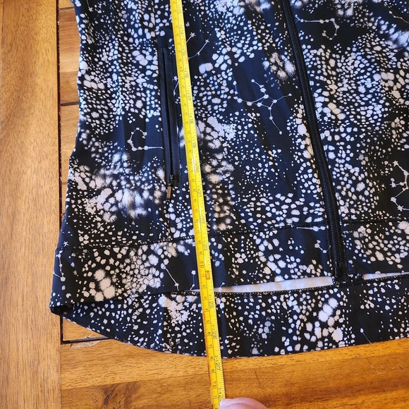 Barco One Zip Up Scrub Jacket Constellation Black White Size Medium - Picture 8 of 11